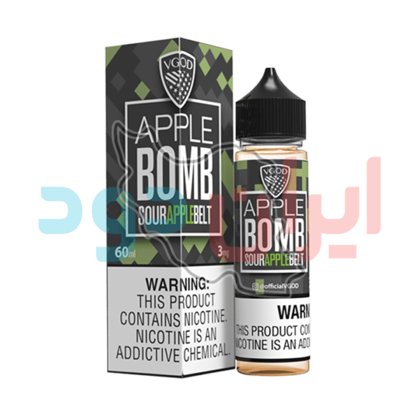 جویس بمب سیب سبز ویگاد | E juice vgod APPLE bomb 60ml