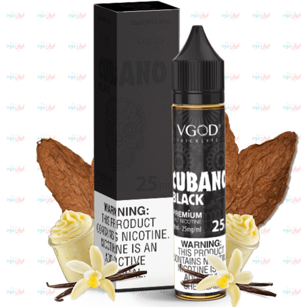 سالت تنباکو وانیل ویگاد | VGOD CUBANO BLACK 30ml