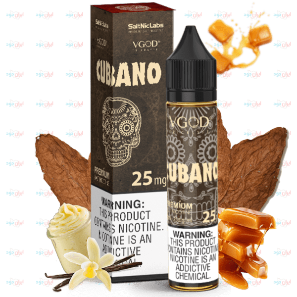 سالت تنباکو خامه کارامل ویگاد | VGOD CUBANO RICH CREAMY 30ml